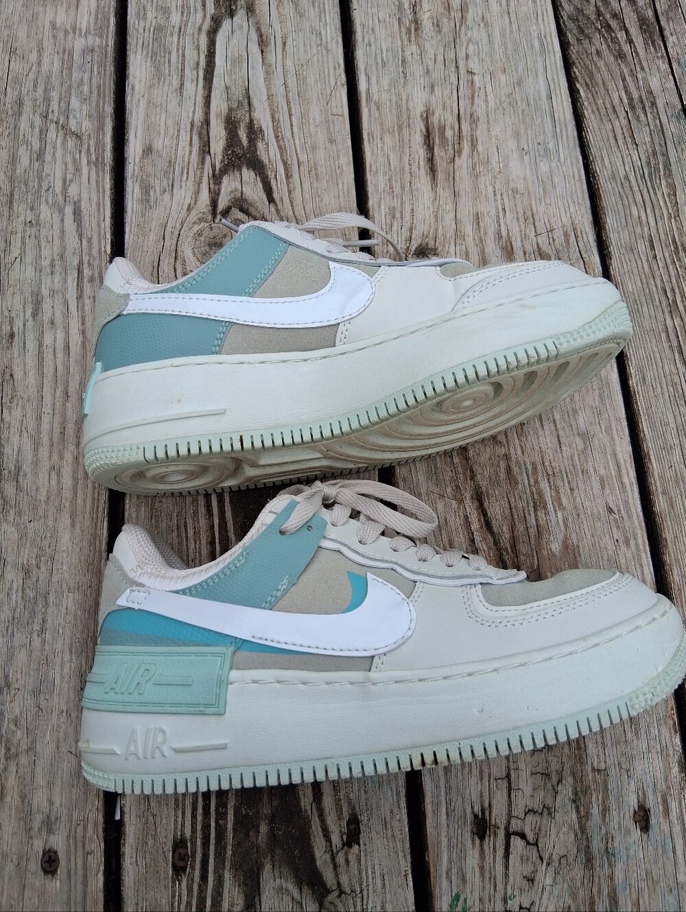 Nike Air Force 1 Shadow Spruce Aura/Pistachio Frost Size 7